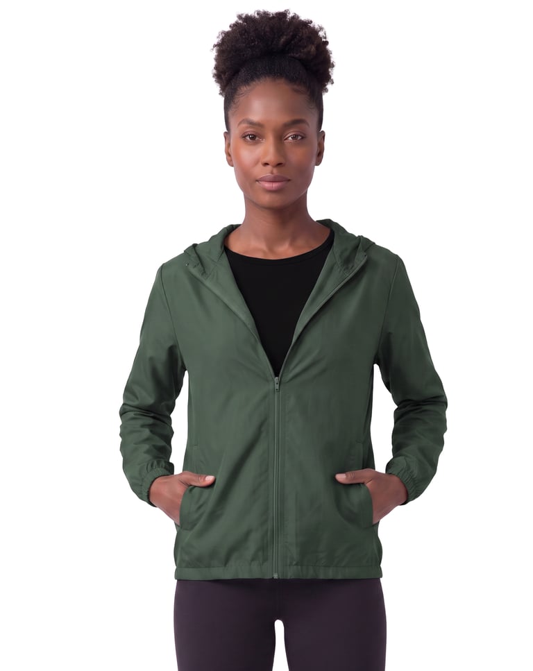 Jaqueta Corta Vento Feminina Verde Militar