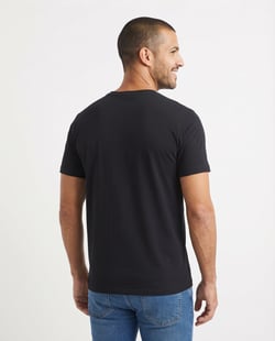 Camiseta de Algodão Premium Preta