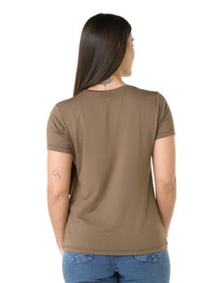 Camiseta Tech Modal Feminina Madeira