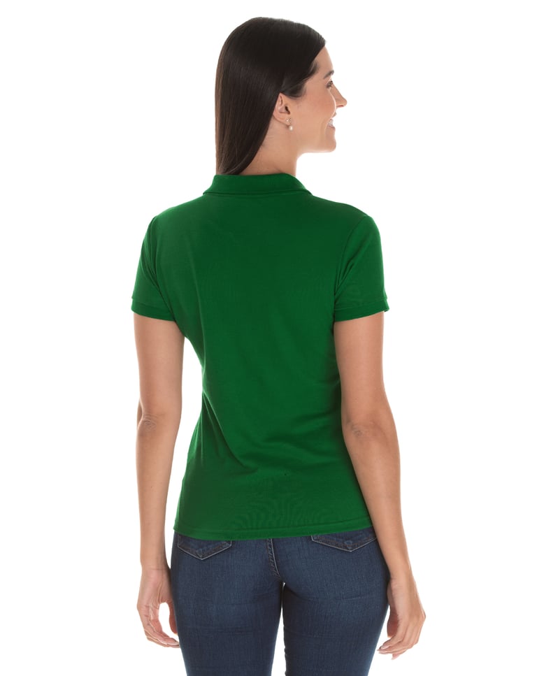 Camisa Polo Piquet Feminina Verde Bandeira