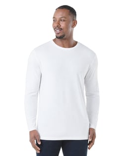 Camiseta Manga Longa Tech Modal Masculina Branca