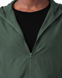 Jaqueta Corta Vento Feminina Verde Militar