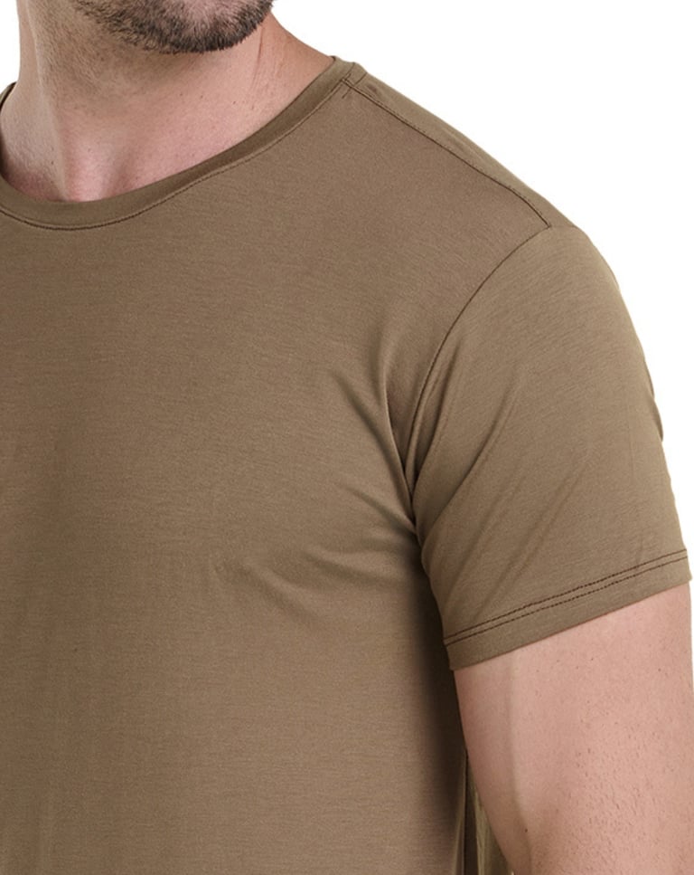 Camiseta Tech Modal Masculina Madeira
