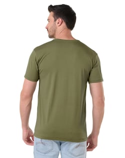 Camiseta Tech Modal Masculina Caqui