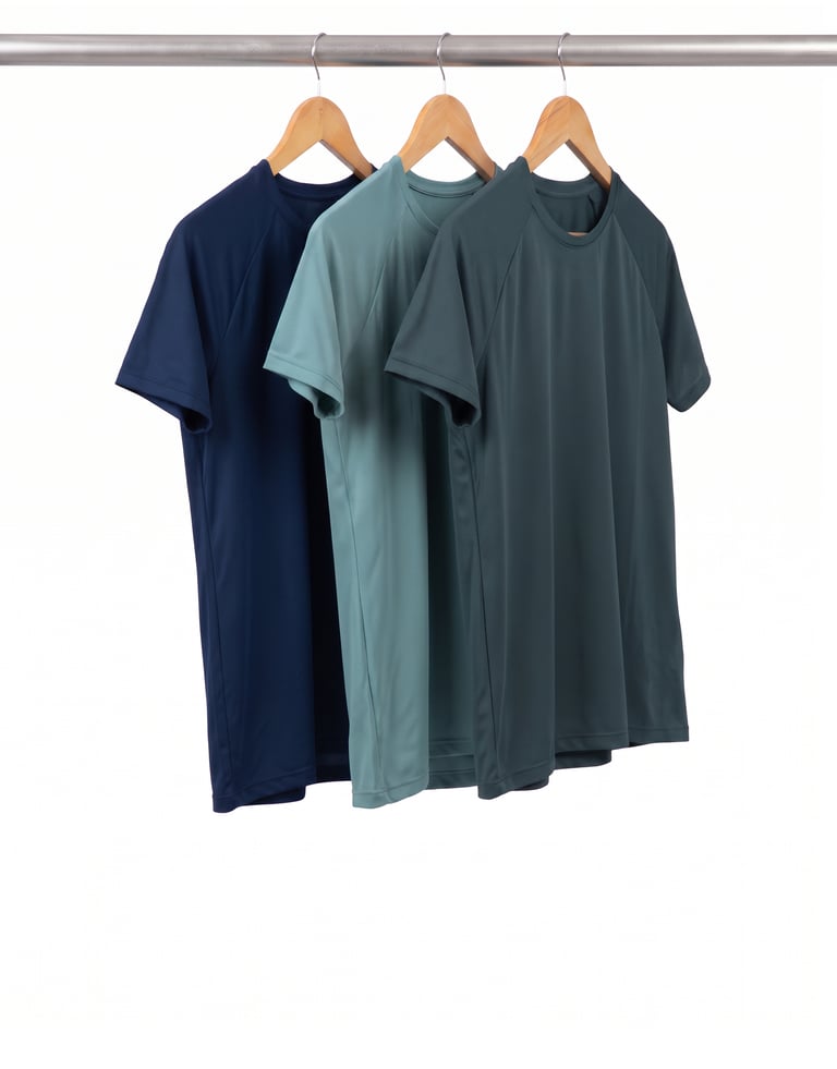 Kit 3 Camisetas Dry Poliamida Raglan Femininas 03