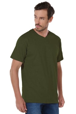 Kit 3 Camisetas Masculinas Gola V de Algodão Premium 07