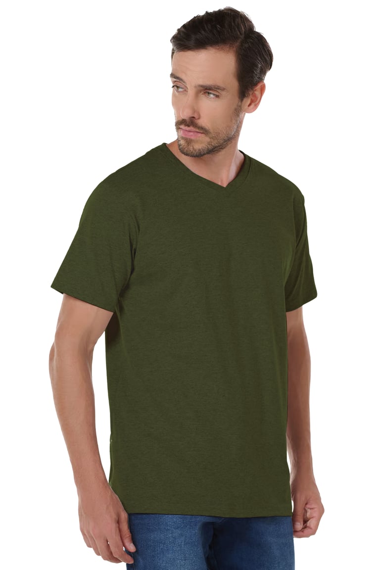 Kit 3 Camisetas Gola V de Algodão Premium 7