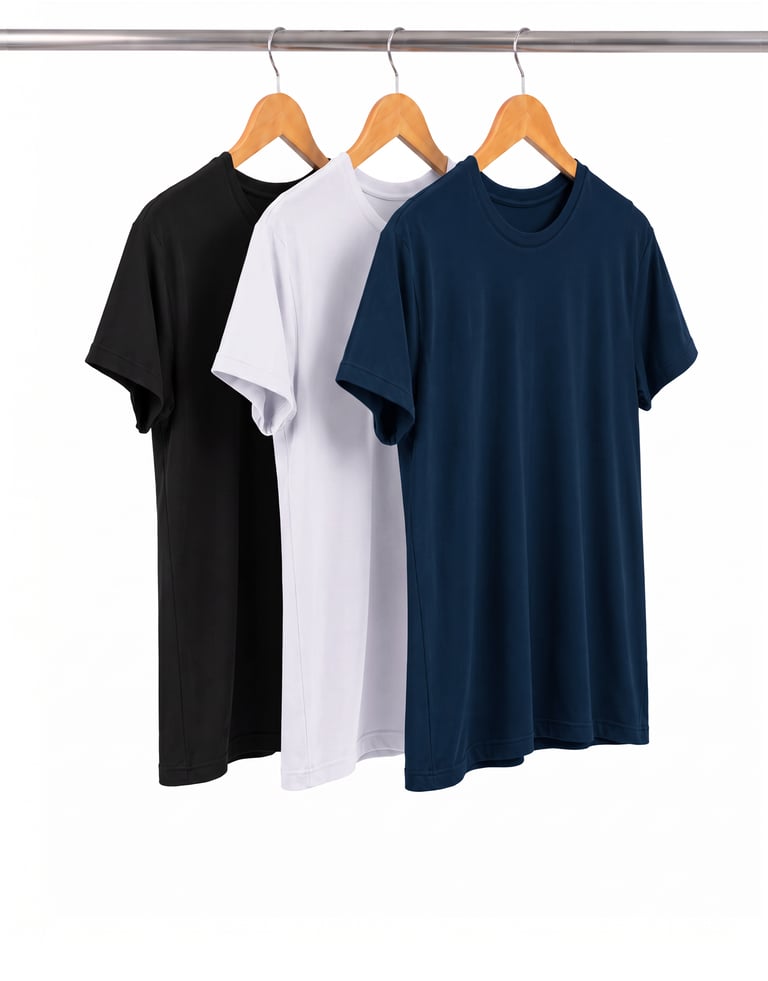 Kit 3 Camisetas Tech Modal Femininas