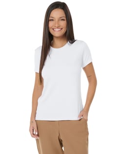 Kit 5 Camisetas Tech Modal Femininas 09