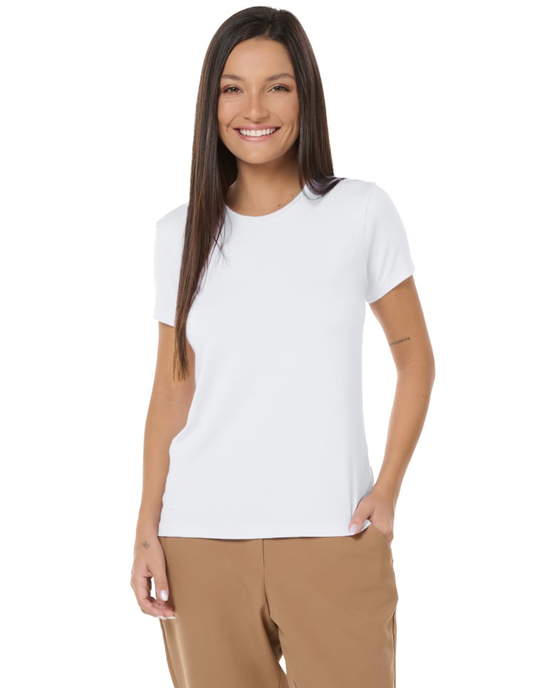 Kit 3 Camisetas Tech Modal Femininas 19