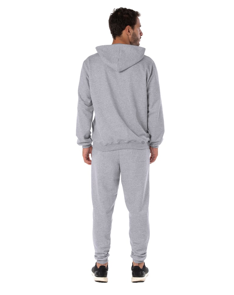 Conjunto Moletom Masculino com Capuz Cinza Mescla 02