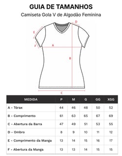 Camiseta Gola V Feminina de Algodão Premium Cinza Mescla
