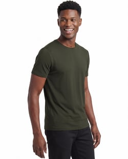 Camiseta Tech Modal Masculina Verde Militar