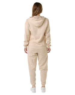 Conjunto Moletom Feminino com Capuz Areia 05