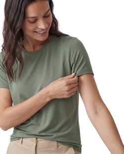 Camiseta Tech Modal Feminina Verde Oliva