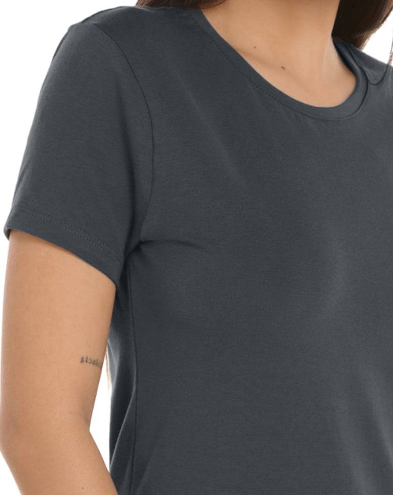 Camiseta Tech Modal Feminina Grafite