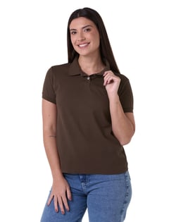 Kit 5 Camisas Polo Piquet Feminina 22