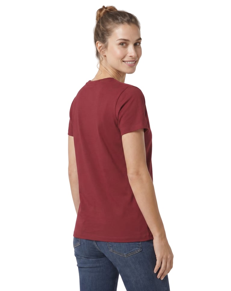Baby Look de Algodão Premium Bordô