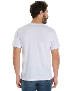 KIT 5 Camisetas de Poliéster/Sublimática Branca