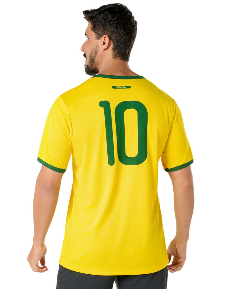 Camiseta Masculina Brasil Copa 2026 Dry Fit