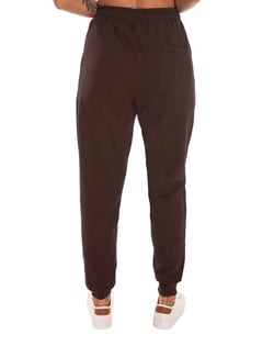 Calça Feminina de Moletom Marrom
