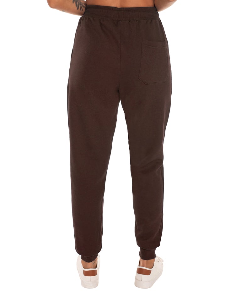 Calça Feminina de Moletom Marrom
