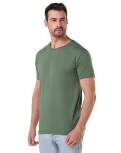 Camiseta Tech Modal Masculina Verde Oliva