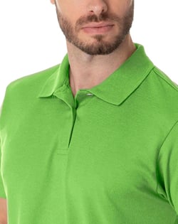 Camisa Polo Piquet Masculina Verde Limão