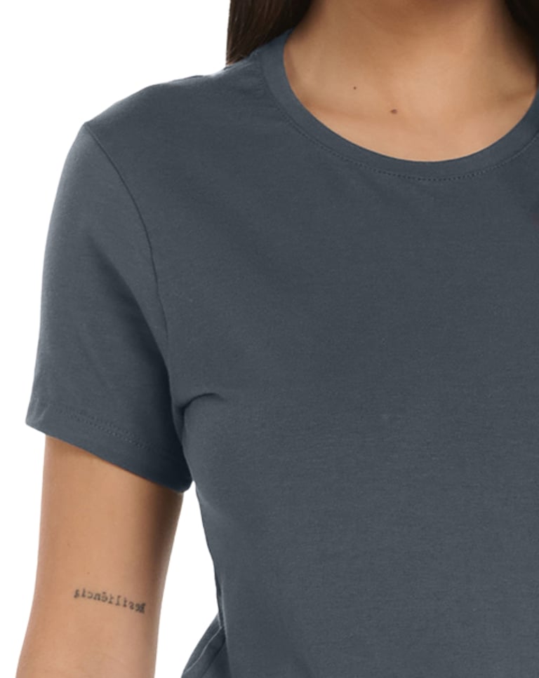 Camiseta Tech Modal Feminina Cinza Chumbo