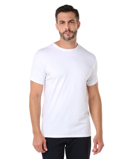 Camiseta de Algodão Egípcio Branca