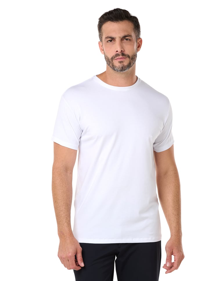 Camiseta Premium Algodão Egípcio Branca