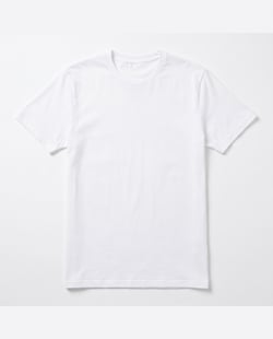 Camiseta de Algodão Premium Branca