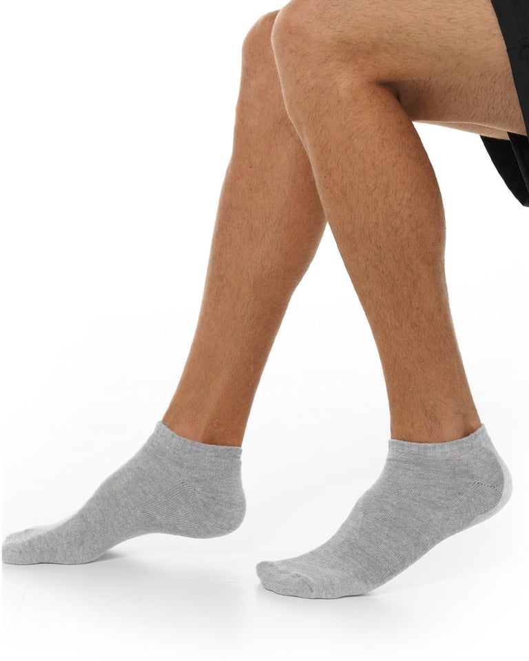 Kit 3 Meias Cano Curto Masculina Mescla