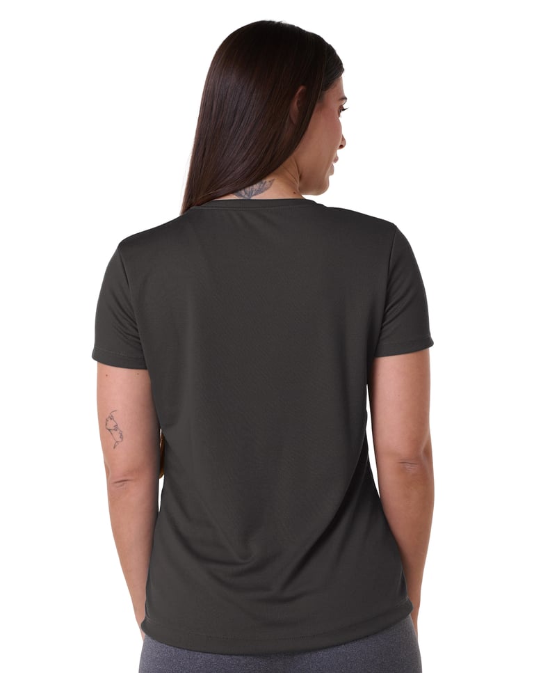 Camiseta Feminina Dry Fit Verde Militar Proteção UV 30+