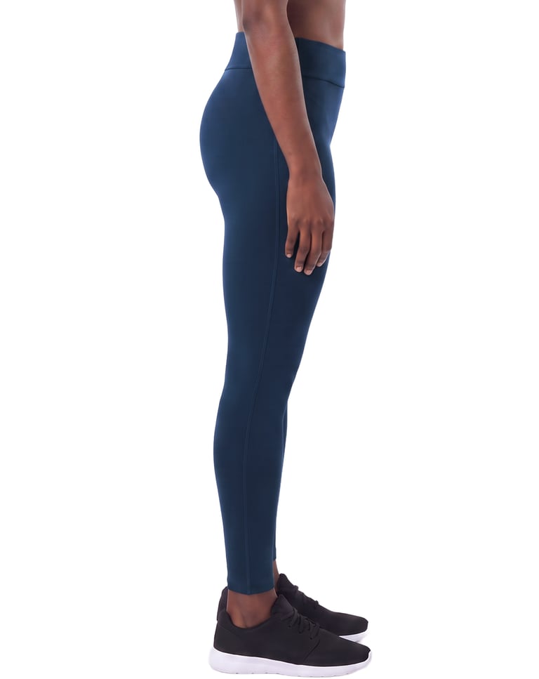 Calça Legging Fitness Feminina Azul Marinho