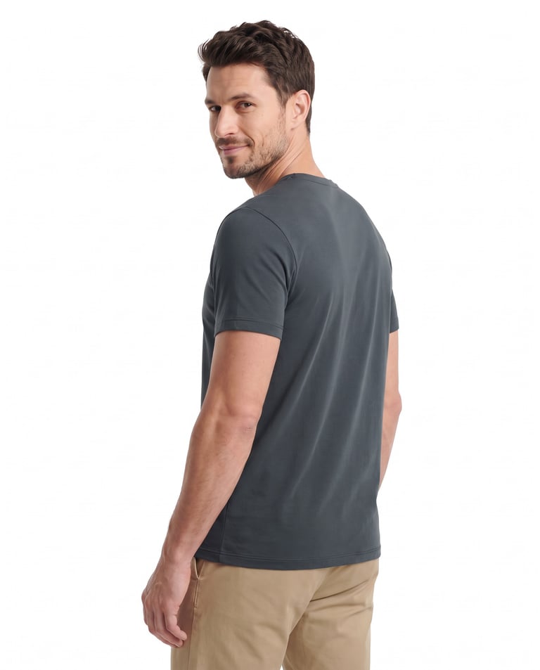 Camiseta Tech Modal Masculina Grafite