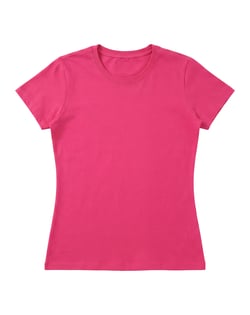 Baby Look de Algodão Premium Rosa Pink