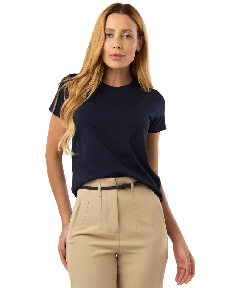 Kit 3 Camisetas de Algodão Egípcio Feminina 05