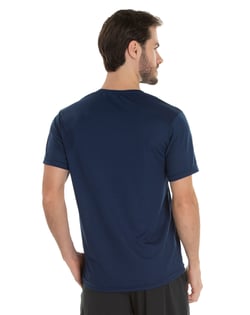 Camiseta Dry Fit Azul Marinho Proteção UV 30+