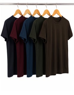 Kit 5 Camisetas Tech Modal Femininas