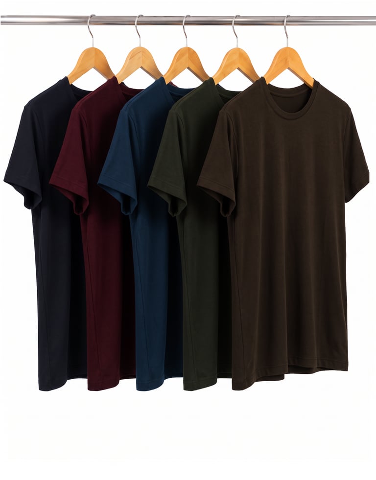 Kit 5 Camisetas Tech Modal Femininas