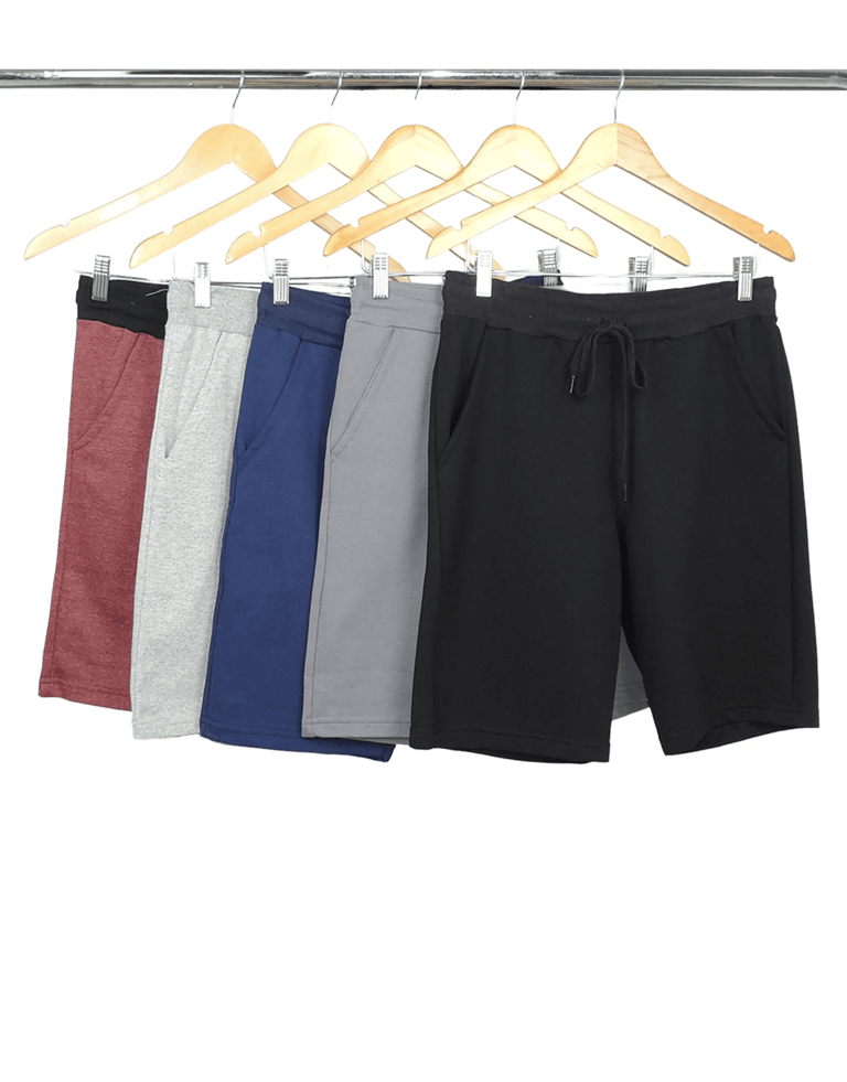 Kit 5 Bermudas de Moletom Masculinas 12