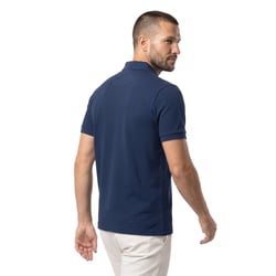 Camisa Polo Piquet Masculina Azul Marinho