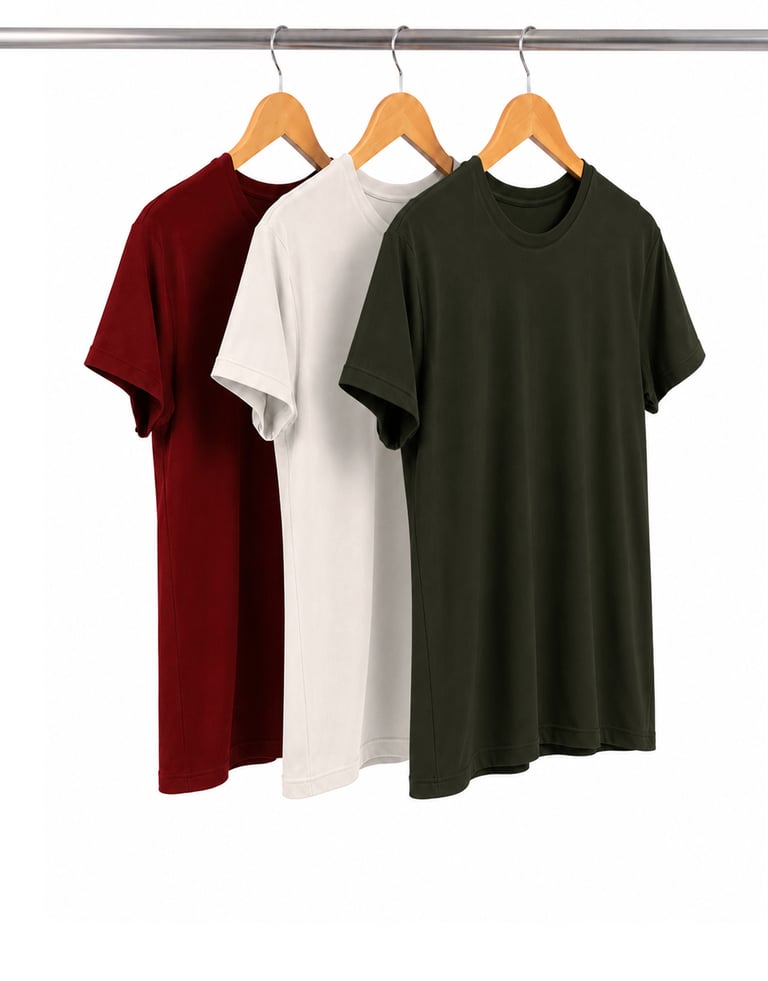 Kit 3 Camisetas Tech Modal Femininas 08