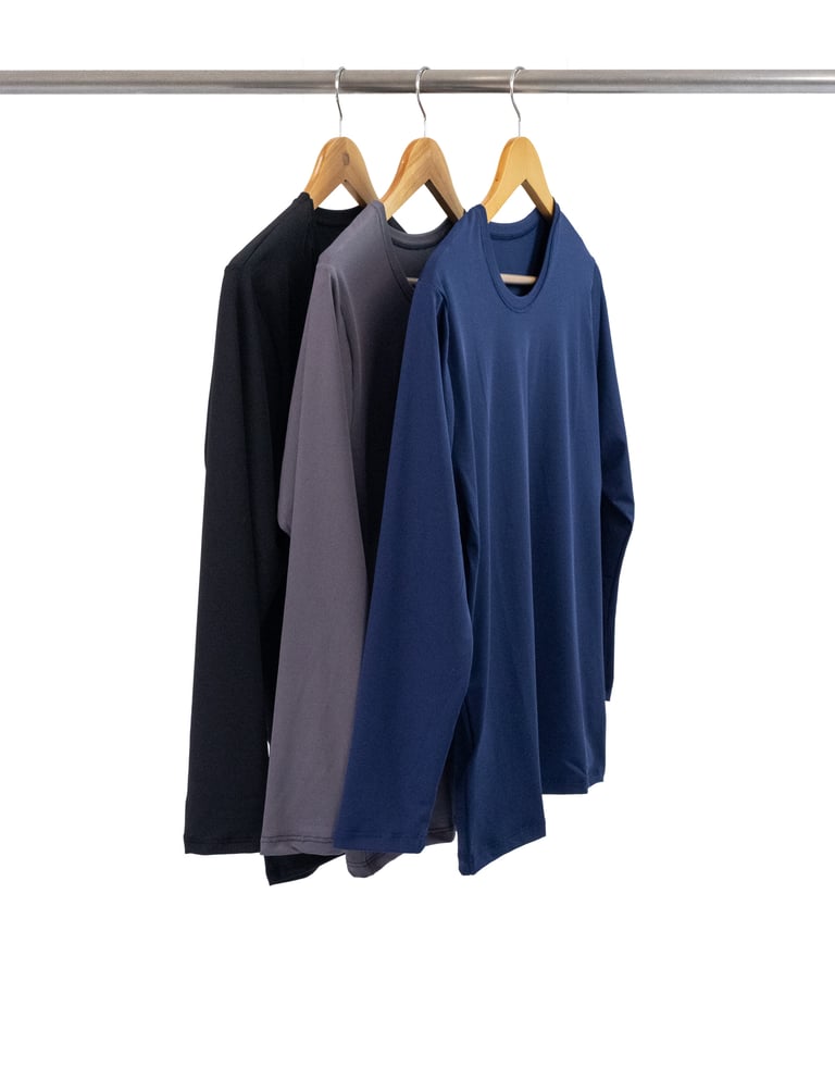 Kit 3 Camisetas Segunda Pele Manga Longa Masculina 04