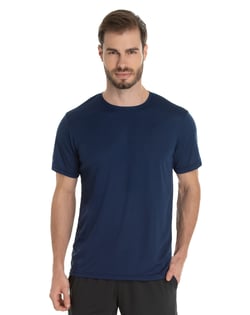Camiseta Dry Fit Azul Marinho Proteção UV 30+