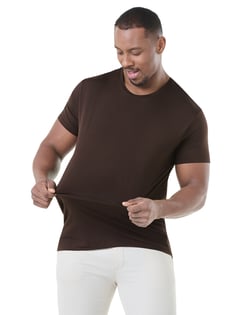 Camiseta Tech Modal Masculina Marrom