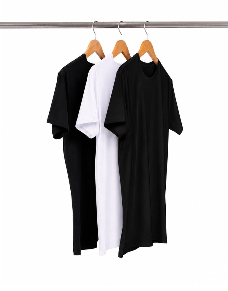 Kit 3 Camisetas Masculinas de Algodão Premium 26