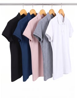 Kit 5 Camisas Polo Piquet Feminina 17