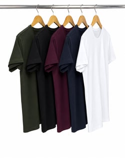 Kit 5 Camisetas de Algodão Egípcio Masculinas 10